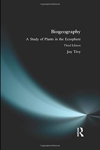 Biogeography study of - biogeography:,