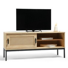 Rattan TV Unit Cabinet Stand