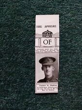 H7-7 Ephemera 1918 Ww1 Small Picture N Hipkins N Staffs Regt 