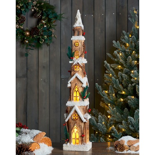 Christmas village scene - christmas,