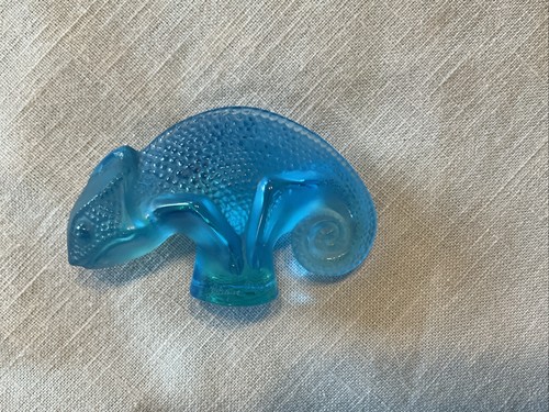 Lalique blue chameleon - blue,