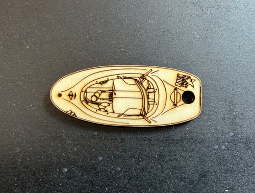 Jackson rockstar kayak - jackson, keyring