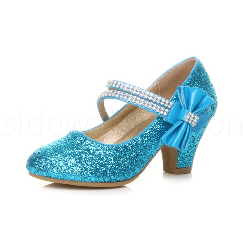 Girls kids childrens low - , heel