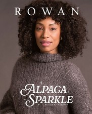 Knitting Pattern Book for Chunky-Weight, Fluffy Yarn, Rowan Alpaca Sparkle