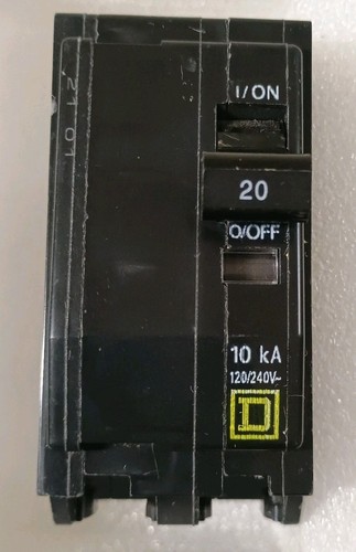 Schneider square qo220cp 20a - square, d