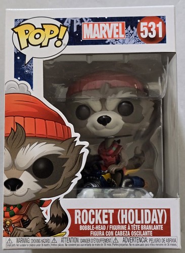 Funko pop marvel rocket - funko, pop,