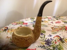 1 X Vintage Alabaster Ash Tray Pipe