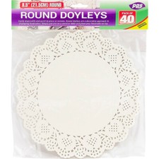 40x Creative Vintage Napkin Lace Paper Doilies Cake Holder Crafts Doyleys Mat UK