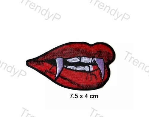 Vampire lips teeth scary - lips,