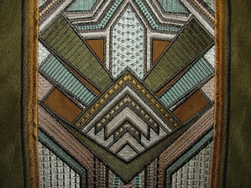 Art deco embroidered gatsby - deco,