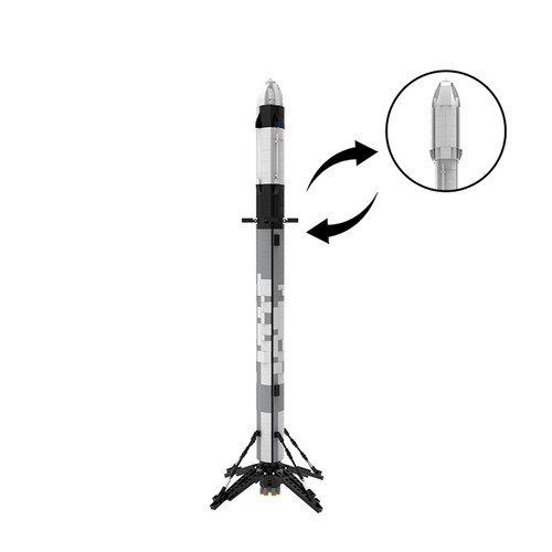 110 two stage rocket - 1:110,