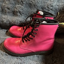 Dr. Martens Hot Pink Leather