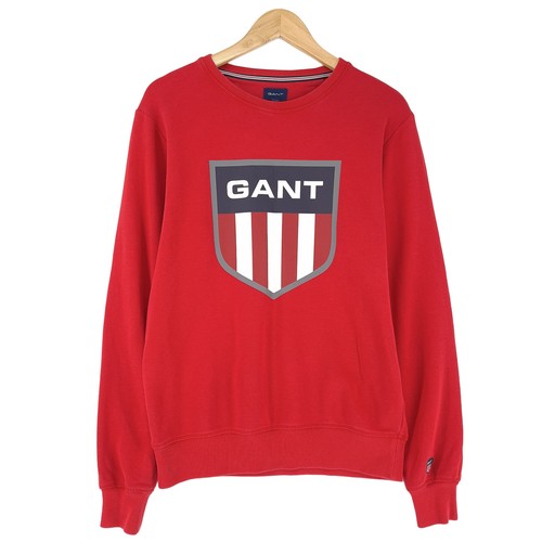 Gant mens sweatshirt red - mens,