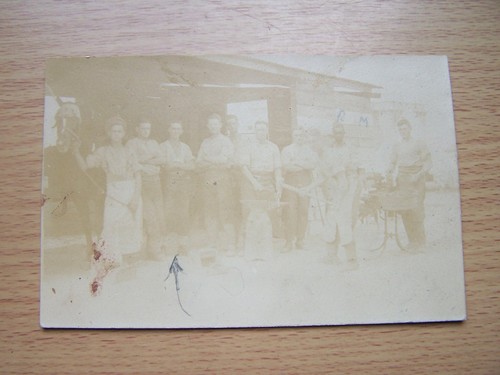 Military vintage postcard - rp,