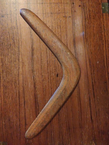 Rare boomerang hand - made, by
