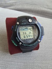 Rare Vintage Seiko Alba Depth Meter digital watch W760 4a00 Pristine 
