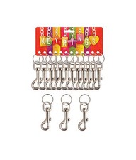 1 STRONG METAL HIPSTER  KEYRING BELT CLIP  KEY RING KEY CHAIN GREAT QUALITY