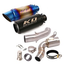 Motorcycle Exhaust Muffler Mid Link Pipes Modified For Duke RC390 390 2021-2023