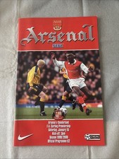 Arsenal V Sunderland Programme