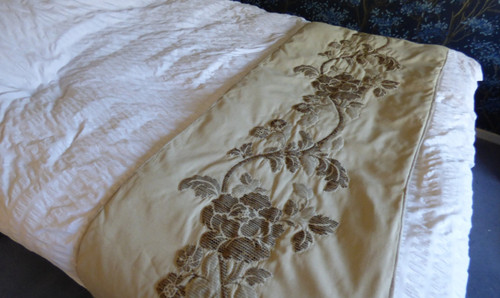Hand quilted wholecloth - bed, or
