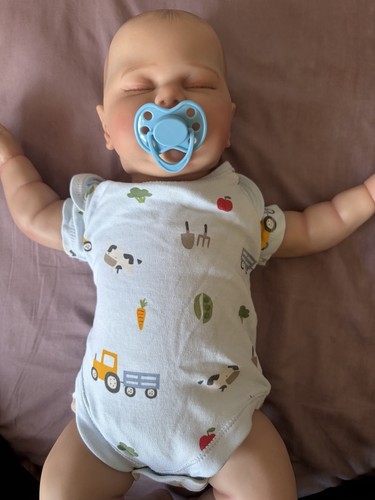 Fully weighted reborn baby boy - reborn,