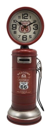 Route mantel clock petrol - 66,