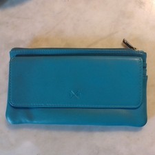 Turquoise ladies leather - turquoise,