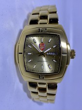Arsenal Gold watch Limited Edition All Stainless Steel Barrel Shape