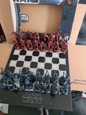 STAR WARS CHESS SET ANTIQUE STYLE COLLECTORS SET ,2013, GOOD CONDITION