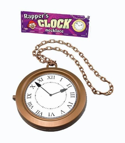 Jumbo clock medallion - jumbo, rap