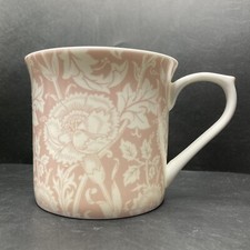 V&A Pink & Rose Furnishing Fabric William Morris 1890 Fine Bone China Mug