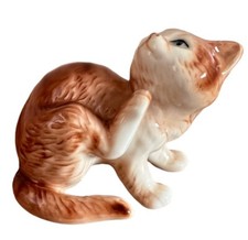 Danbury Mint Cat Character Bone China Start  Scratch Ginger Figurine Ornament