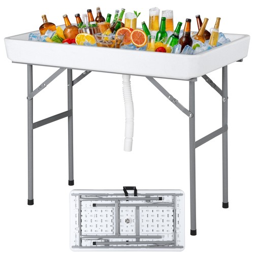 Party ice cooler folding table - party,