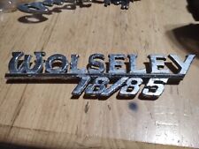 Wolseley 18/85 Boot Badge Metal Logo Emblem