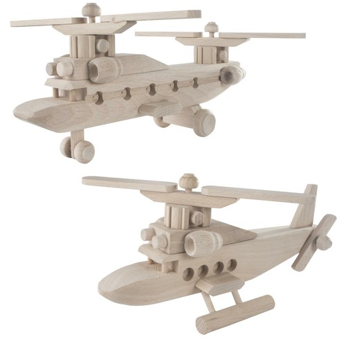 Wooden sea army helicopter - army,
