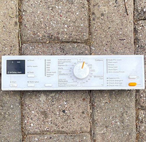 Miele washing machine control - washing,
