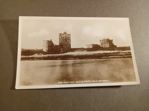 Old postcard isle of coll - isle,