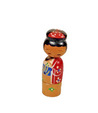 Japanese Kokeshi doll, wooden