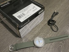 Garmin Vivomove Style Hybrid Smartwatch 42mm Aluminium Case Watch Olive