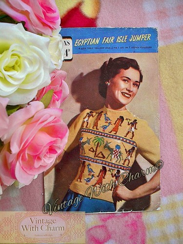 Vintage knitting pattern - vintage,