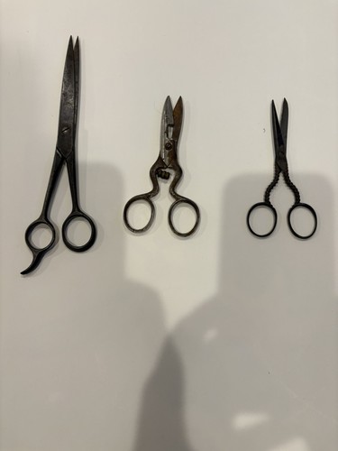 Antique sewing scissors - antique,
