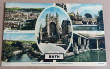 Bath multiview postcard 8H 247