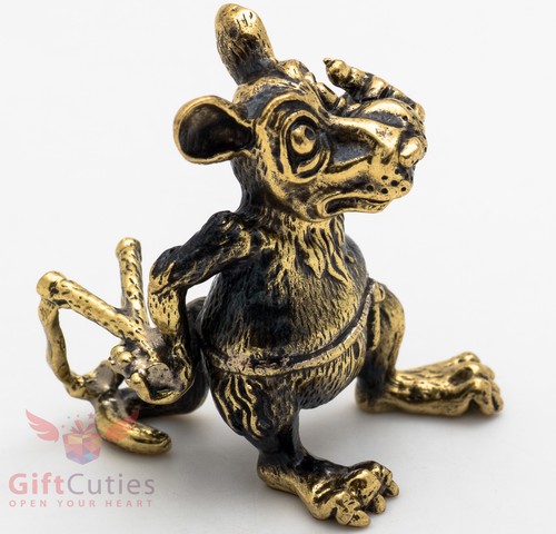 Solid brass figurine - solid,