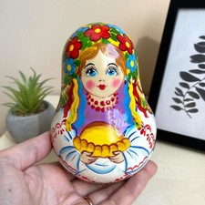 Ukrainian Roly Poly Toy Girl