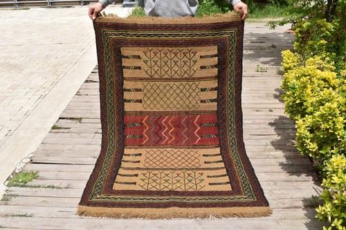 Turkish rug 3x5 handwoven east - 3x5,