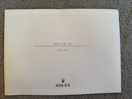 Rolex price list 2019 - uk,