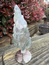 Moss Agate Feather