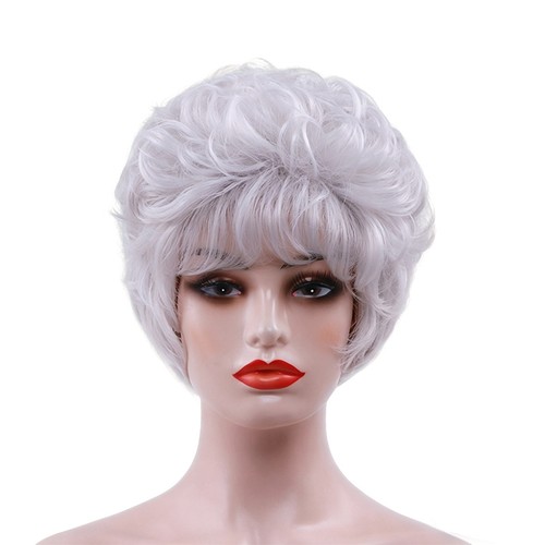 Women wig short silver - wig,