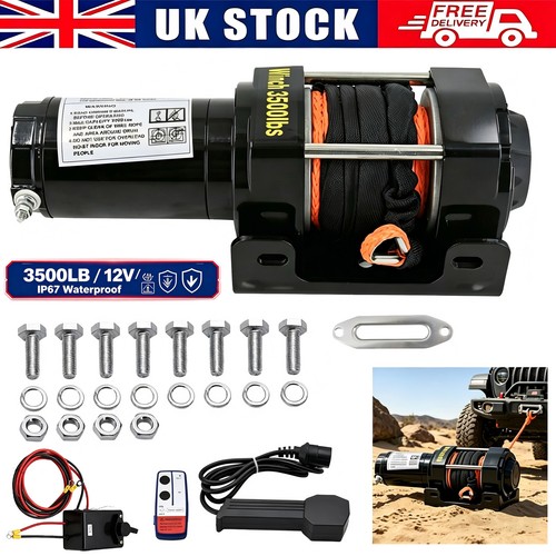 Electric car winch 12v - electric,