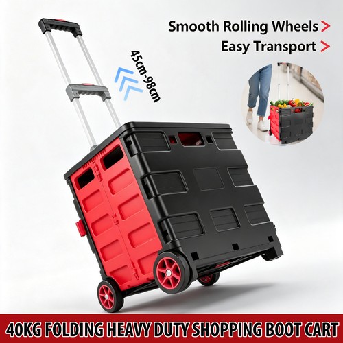 Folding boot cart shopping - folding,